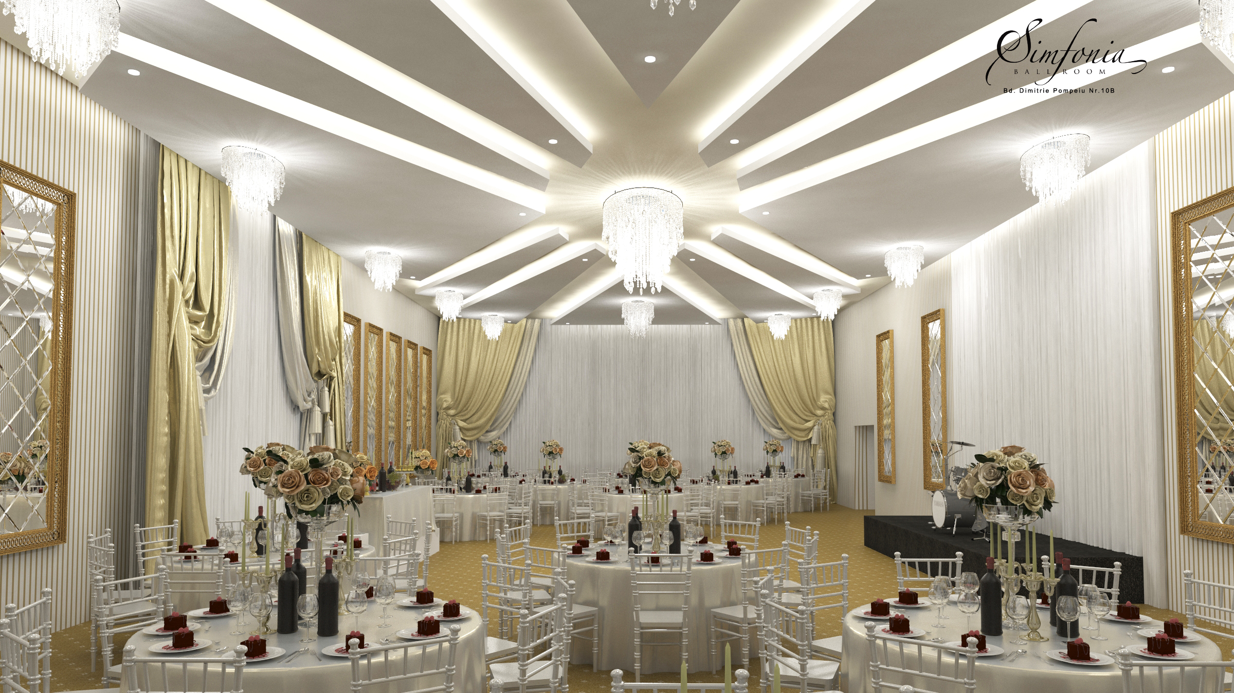 P Simfonia Ballroom Locatie De Lux La Preturi Bomba Miresiciro